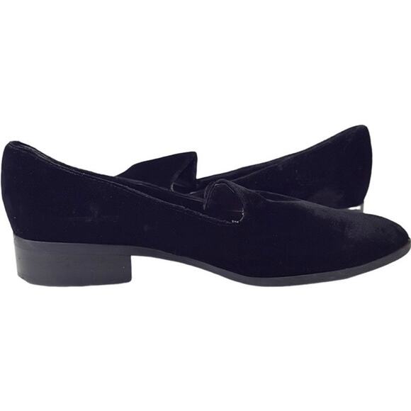 Marc Fisher Traycee2 Women's Size 7.5‎ Black Velvet Slip On Loafers Shoes - Picture 4 of 11